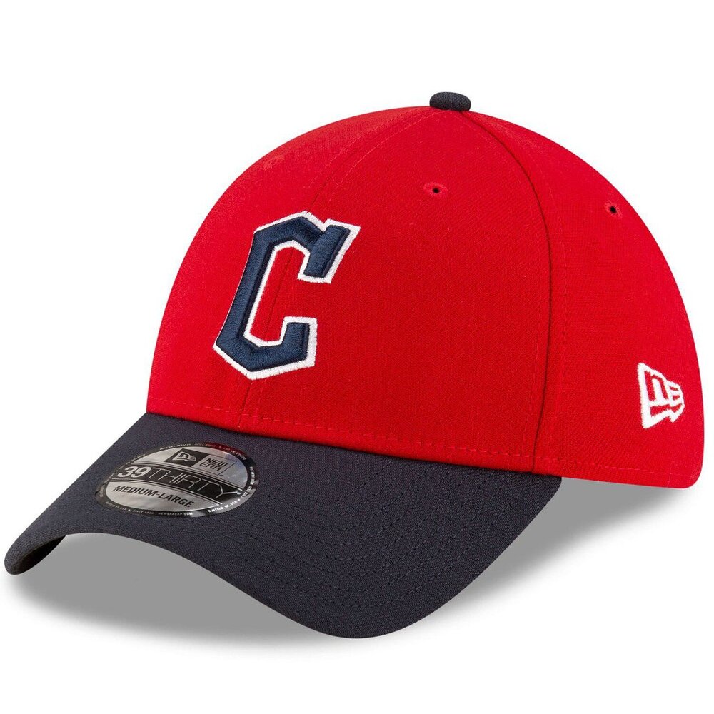 New Era CLE Guardians 2025 Postseason Participant 39Thirty Stretch Fit Hat S/M